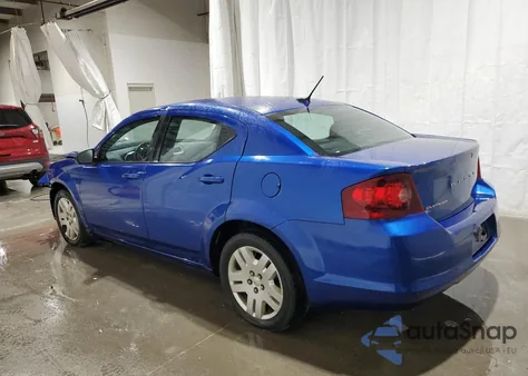 2012 Dodge Avenger Se from USA, damaged, VIN 1C3CDZAB7CN325732